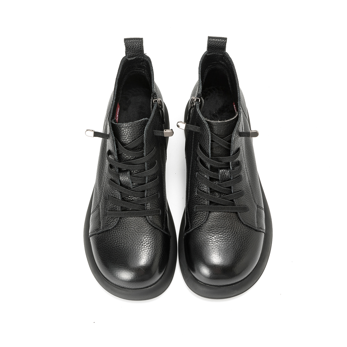 (W) Aokang Martin Boots 'Classic Warm Commuter Solid Color with Side Zipper' 圖 4