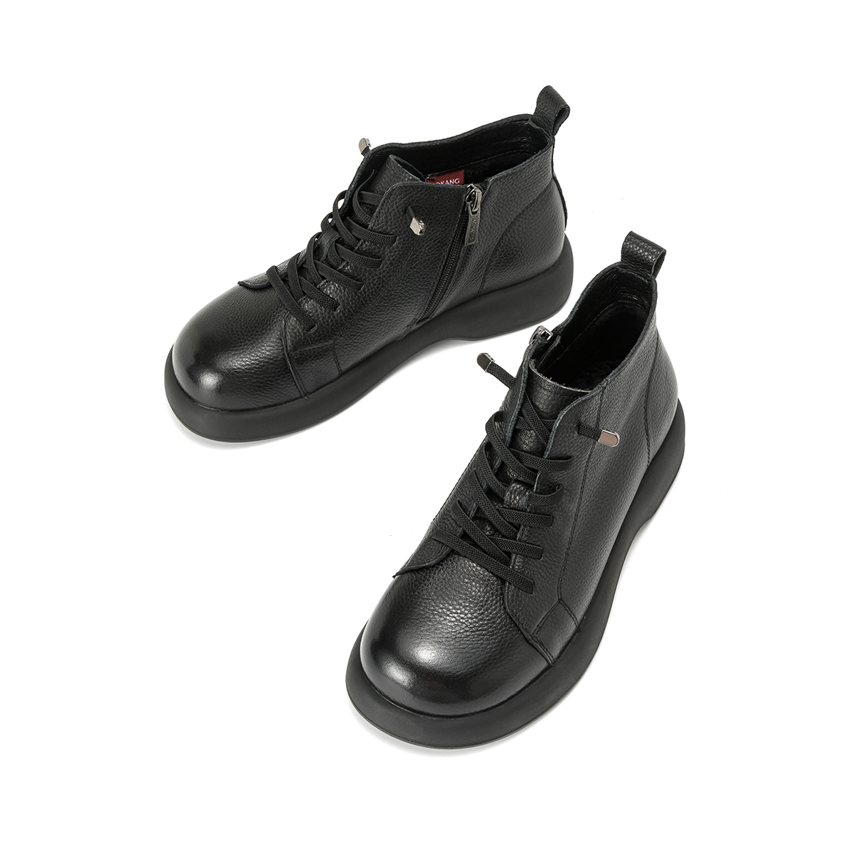 (W) Aokang Martin Boots 'Classic Warm Commuter Solid Color with Side Zipper' 圖 5