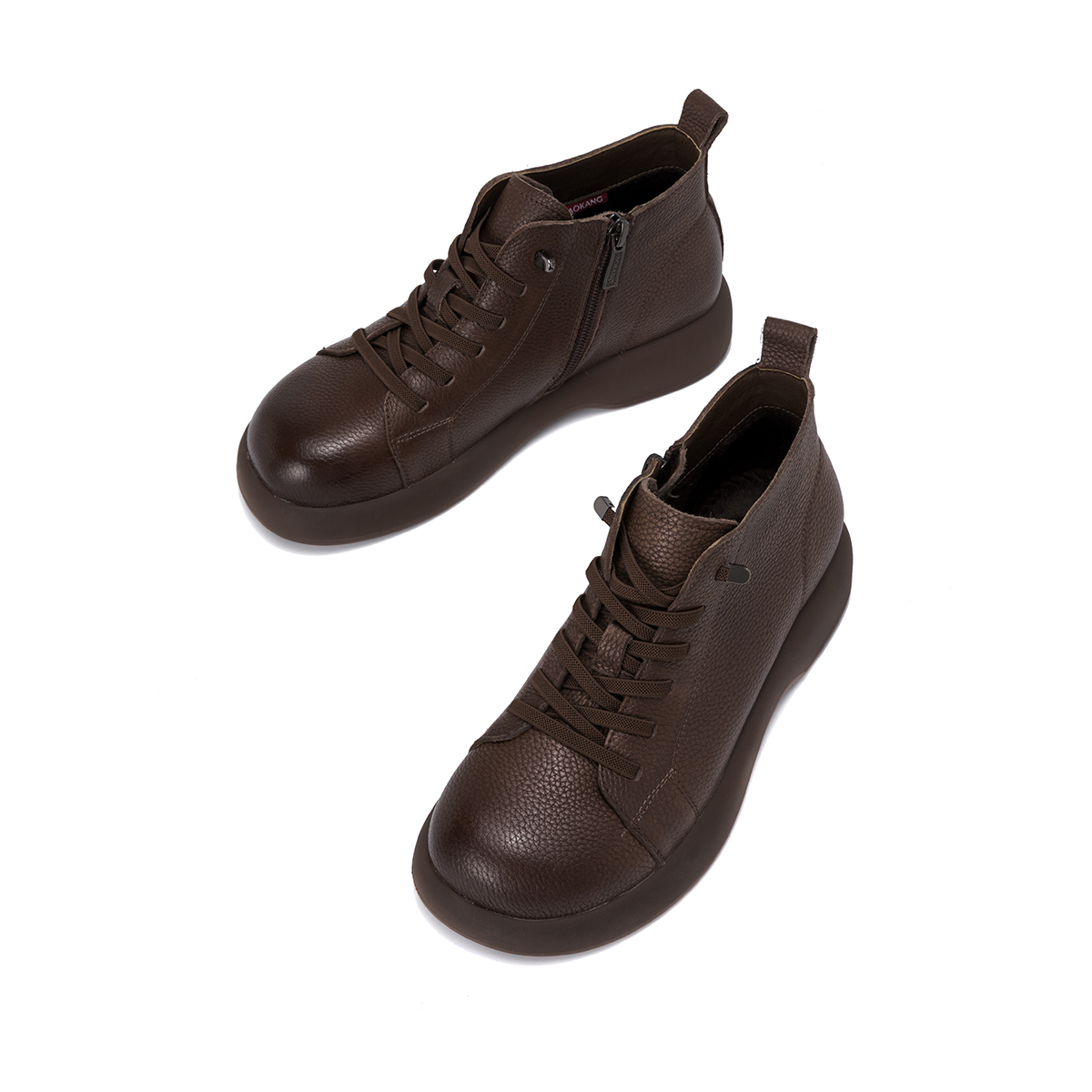 (W) Aokang Martin Boots 'Classic Warm Commuter Solid Color with Side Zipper' 圖 10