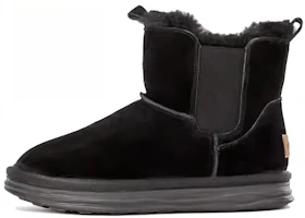 (Women) Aokang Mid-Calf Snow Boots 'Comfort Plus Velvet Black' 1224021027 (Women) Aokang Mid-Calf Snow Boots 'Comfort Plus Velvet Black' 1224021027