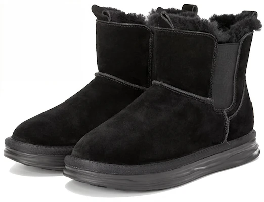 (Women) Aokang Mid-Calf Snow Boots 'Comfort Plus Velvet Black' 1224021027 Shop (Women) Aokang Mid-Calf Snow Boots 'Comfort Plus Velvet Black' 1224021027