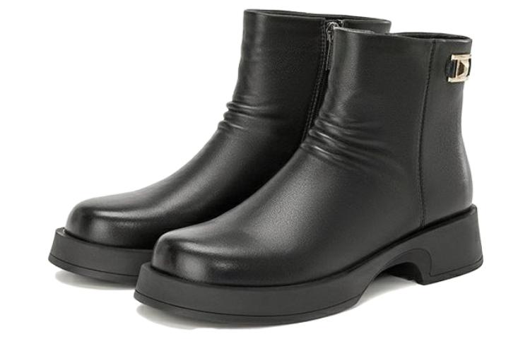 Order (W) AOKANG ミッドカットチェルシーブーツ (カジュアルビジネス) 1224014000