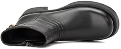 奧康AOKANG 頭層牛皮 休閒百搭商務 中筒 切爾西靴 女款 黑色 Lookbook 奧康AOKANG 頭層牛皮 休閒百搭商務 中筒 切爾西靴 女款 黑色