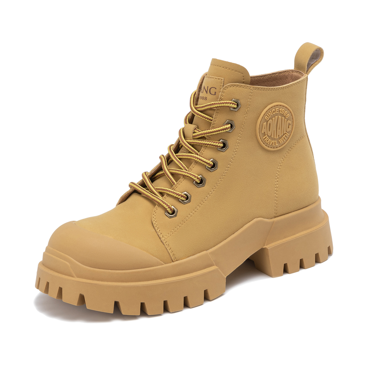 (W) Aokang Mid-Cut Retro Martin Boots 'Thick Sole Versatile' 圖 2