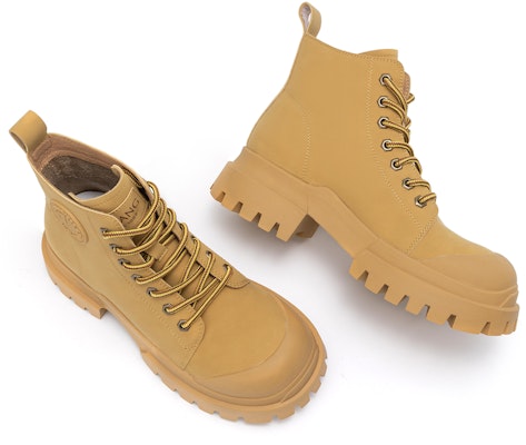 奧康AOKANG 皮革 復古厚底百搭 中筒 馬丁靴 5cm 女款 Shop 奧康AOKANG 皮革 復古厚底百搭 中筒 馬丁靴 5cm 女款