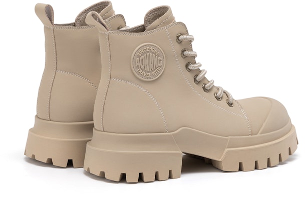 奧康AOKANG 皮革 復古厚底百搭 中筒 馬丁靴 5cm 女款 Cheap 奧康AOKANG 皮革 復古厚底百搭 中筒 馬丁靴 5cm 女款