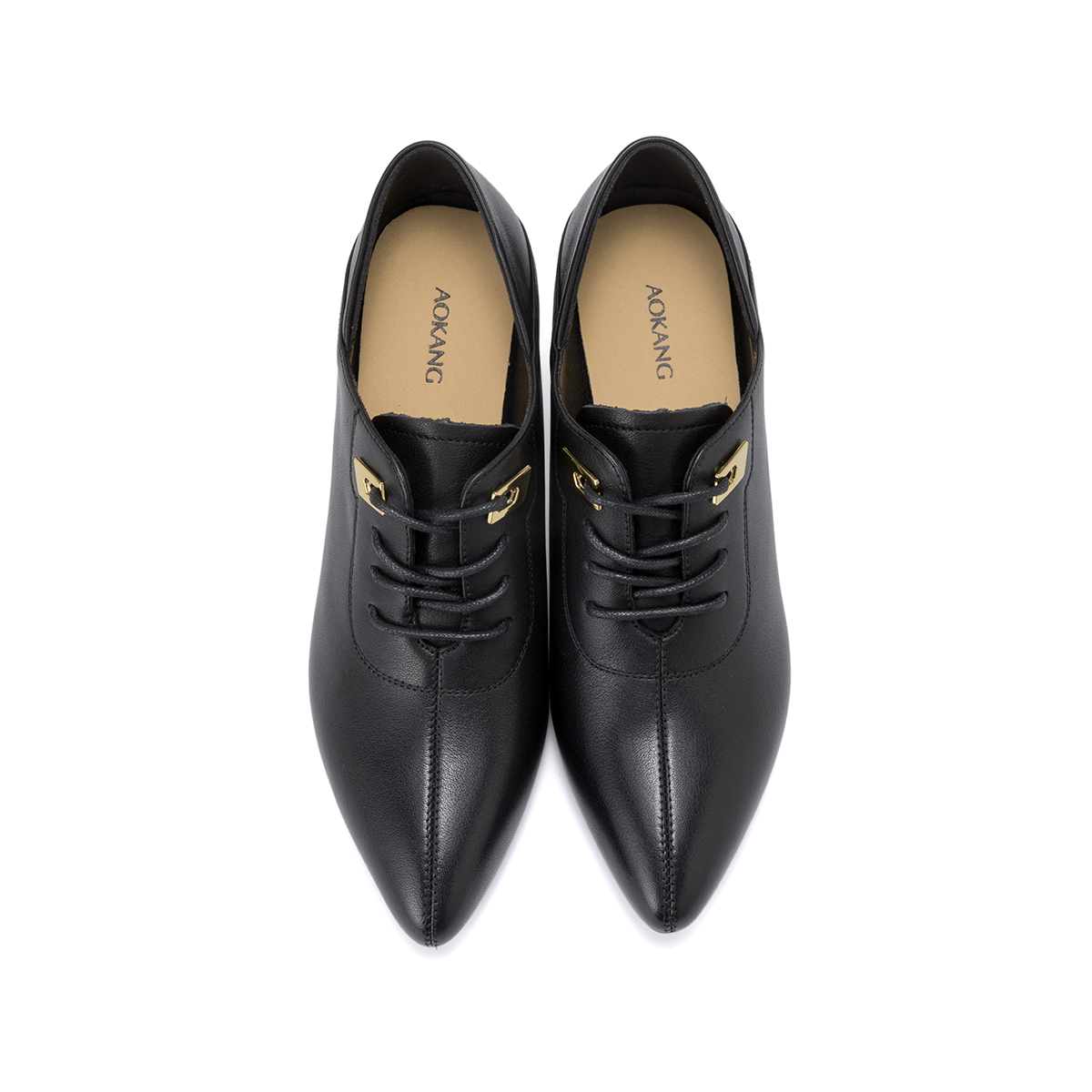 (W) Aokang Pointed Toe Fashion Chunky Heel 'High Heel Ankle Boot' 圖 4