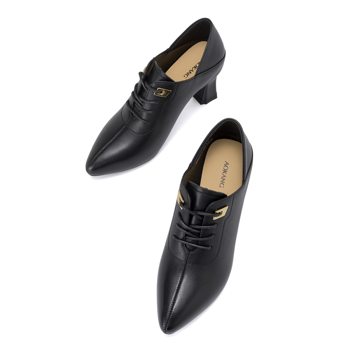 (W) Aokang Pointed Toe Fashion Chunky Heel 'High Heel Ankle Boot' 圖 5