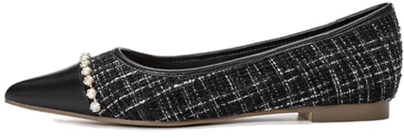 (Women) Aokang Pointed Toe Slip-On 'Fashion Casual Black' 1224211047 (Women) Aokang Pointed Toe Slip-On 'Fashion Casual Black' 1224211047