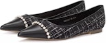 Lookbook (W) Aokang Kasut Slip-On Hujung Runcing 'Fashion Casual Hitam' 1224211047