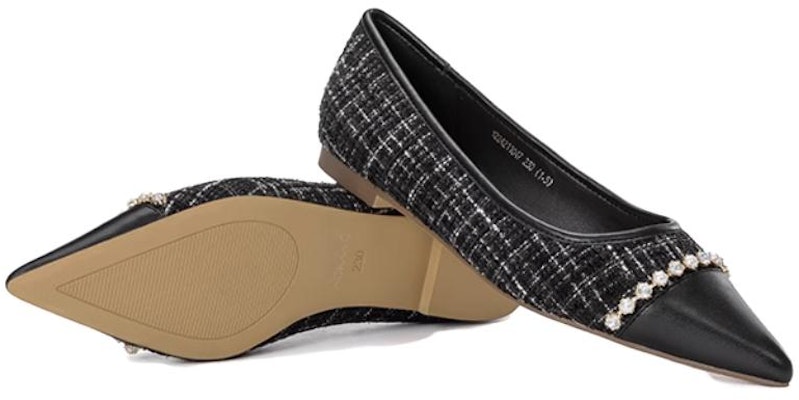 (Women) Aokang Pointed Toe Slip-On 'Fashion Casual Black' 1224211047 Shop (Women) Aokang Pointed Toe Slip-On 'Fashion Casual Black' 1224211047