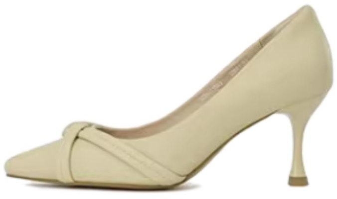 (Women) Aokang Pointed Toe Slip-On Stiletto 'Yellow' 1234111023 Buy (Women) Aokang Pointed Toe Slip-On Stiletto 'Yellow' 1234111023