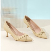 (W) 奥康黄色情尖头细高跟鞋 1234111023 Shop (W) 奥康黄色情尖头细高跟鞋 1234111023