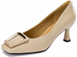 (Women) Aokang Pointed Toe Stiletto 'Apricot' 1234111090 (Women) Aokang Pointed Toe Stiletto 'Apricot' 1234111090
