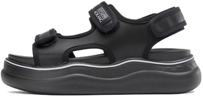 (Women) Aokang PU 'Black Vitality Fashion Sports Thick Sole Beach Sandal' 1234832007 (Women) Aokang PU 'Black Vitality Fashion Sports Thick Sole Beach Sandal' 1234832007