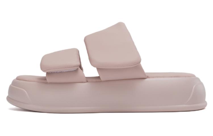 (W) Aokang PU 'Pink Casual Fashion Slides'