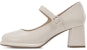 (W) Aokang PU Beige 'Fesyen Anggun Mary Jane Temperamen' 1234211090