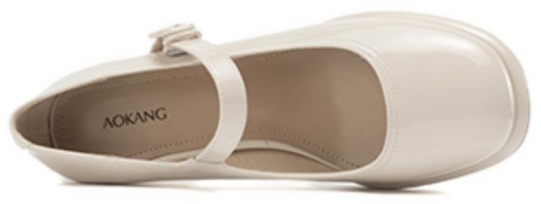 (Women) Aokang PU Beige 'Elegant Temperament Fashion Mary Jane' 1234211090 Lookbook (Women) Aokang PU Beige 'Elegant Temperament Fashion Mary Jane' 1234211090