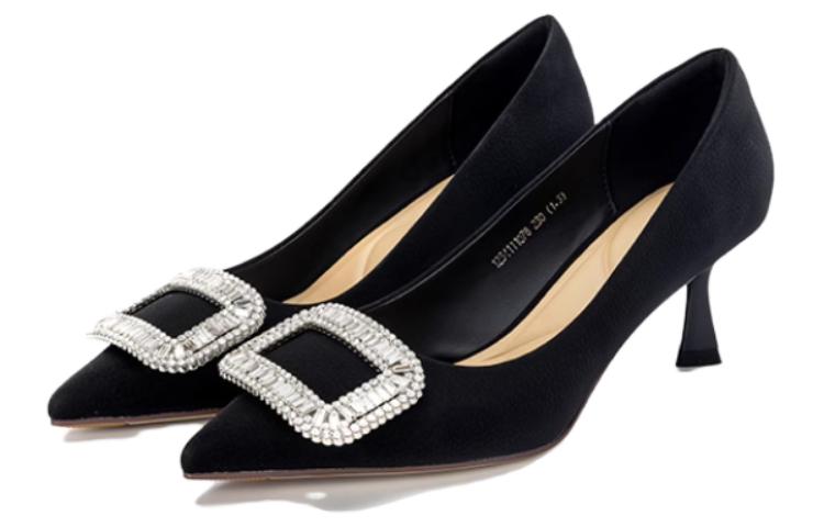 Lookbook (W) 女性用 オーカン 黒PU「ファッションテンペラメント スティレット」1234111078 1234111078