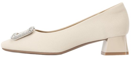 (Women) Aokang PU Casual Shoes 'Fashion Versatile Beige' 1234111106 (Women) Aokang PU Casual Shoes 'Fashion Versatile Beige' 1234111106