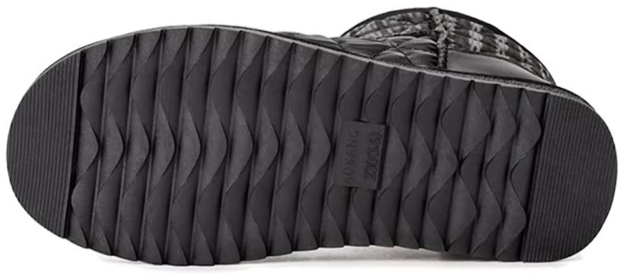 (Women) Aokang PU Fashion Round Toe Mid-Calf Snow Boots 'Black' 1224021003 Lookbook (Women) Aokang PU Fashion Round Toe Mid-Calf Snow Boots 'Black' 1224021003