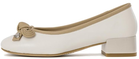 (Women) Aokang PU High Heels 3cm 'Comfort Versatile Chunky Heel Khaki' 1234111015 (Women) Aokang PU High Heels 3cm 'Comfort Versatile Chunky Heel Khaki' 1234111015