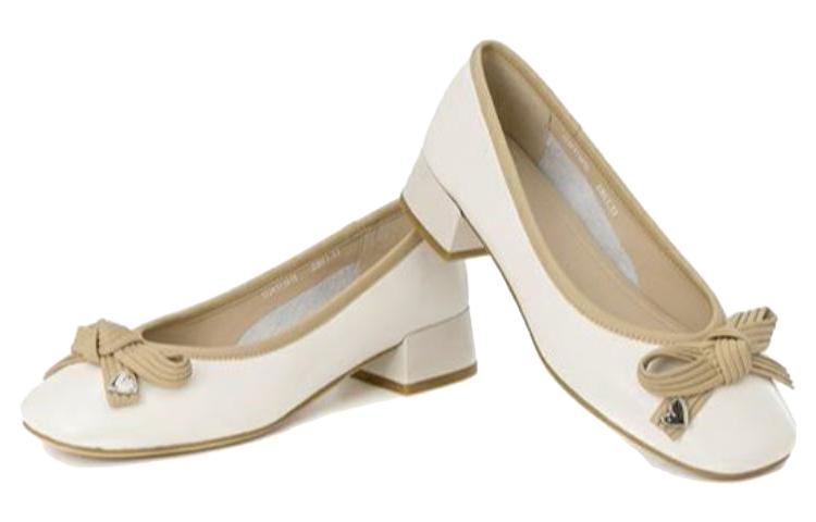 Order 奧康AOKANG PU 舒適百搭 粗跟 高跟鞋 3cm 女款 卡其色