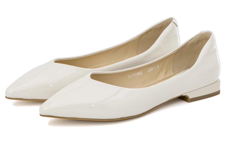 (W) Aokang PU Pointed Toe Slip-On 'Beige' 圖 2