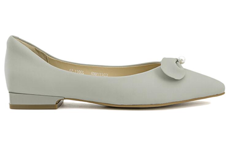 Order 奧康AOKANG PU 尖頭套腳 休閒單鞋 女款 綠色