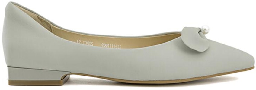 (W) Aokang PU Sepatu Slop Runcing 'Hijau Kasual' 1234111009 Order (W) Aokang PU Sepatu Slop Runcing 'Hijau Kasual' 1234111009