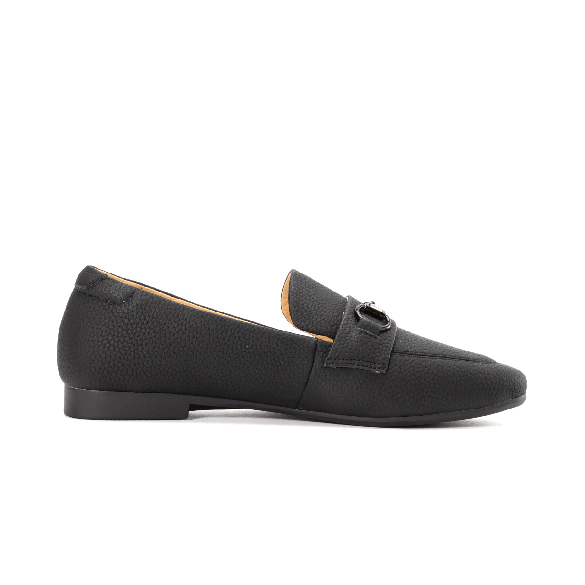(W) Aokang PU Round Toe CMFT Slip-On Casual Flats 'Black' 圖 3
