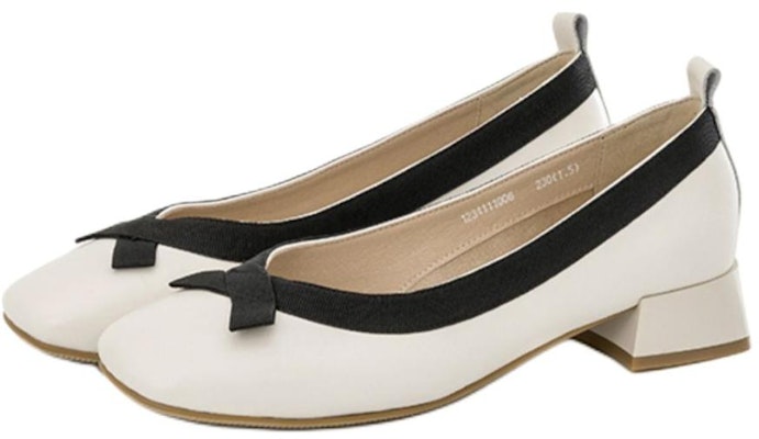 (W) Sneakers Kasual Slip-On Aokang PU Round Toe 'Beige Black' 1234111006 Lookbook (W) Sneakers Kasual Slip-On Aokang PU Round Toe 'Beige Black' 1234111006