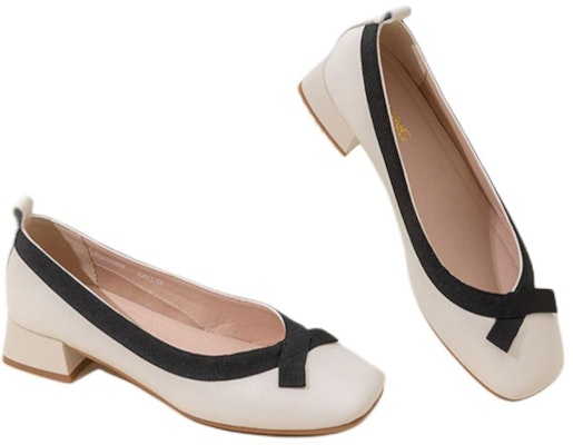 (W) Sneakers Kasual Slip-On Aokang PU Round Toe 'Beige Black' 1234111006 Shop (W) Sneakers Kasual Slip-On Aokang PU Round Toe 'Beige Black' 1234111006