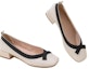 Shop (W) Sneakers Kasual Slip-On Aokang PU Round Toe 'Beige Black' 1234111006
