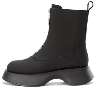 奧康AOKANG PU 圓頭 拉鍊 中筒 切爾西靴 女款 黑色 Buy 奧康AOKANG PU 圓頭 拉鍊 中筒 切爾西靴 女款 黑色