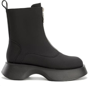 奧康AOKANG PU 圓頭 拉鍊 中筒 切爾西靴 女款 黑色 Order 奧康AOKANG PU 圓頭 拉鍊 中筒 切爾西靴 女款 黑色