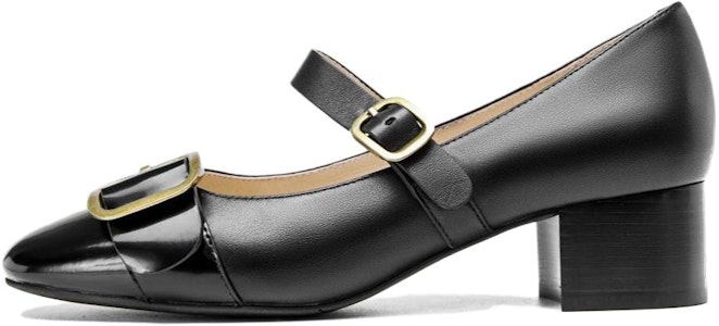 (W) Aokang Retro Block Heel 'Terinspirasi Chanel Hitam' 114111110 Buy (W) Aokang Retro Block Heel 'Terinspirasi Chanel Hitam' 114111110