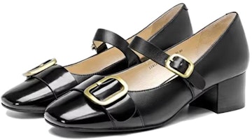 奥康AOKANG 二層牛皮 小香風復古 粗跟 高跟鞋 4cm 女款 黑色 Lookbook 奥康AOKANG 二層牛皮 小香風復古 粗跟 高跟鞋 4cm 女款 黑色