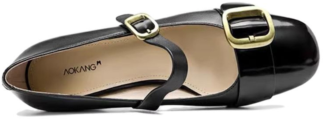 (W) 아오캉 레트로 샤넬풍 블록힐 (Aokang Retro Chanel Block Heel) 114111110 Shop (W) 아오캉 레트로 샤넬풍 블록힐 (Aokang Retro Chanel Block Heel) 114111110