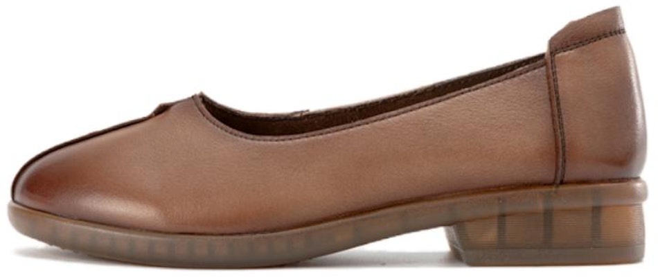 (W) Aokang Retro Cómodos Planos 'Casuales Marrón' 1234121056 Buy (W) Aokang Retro Cómodos Planos 'Casuales Marrón' 1234121056