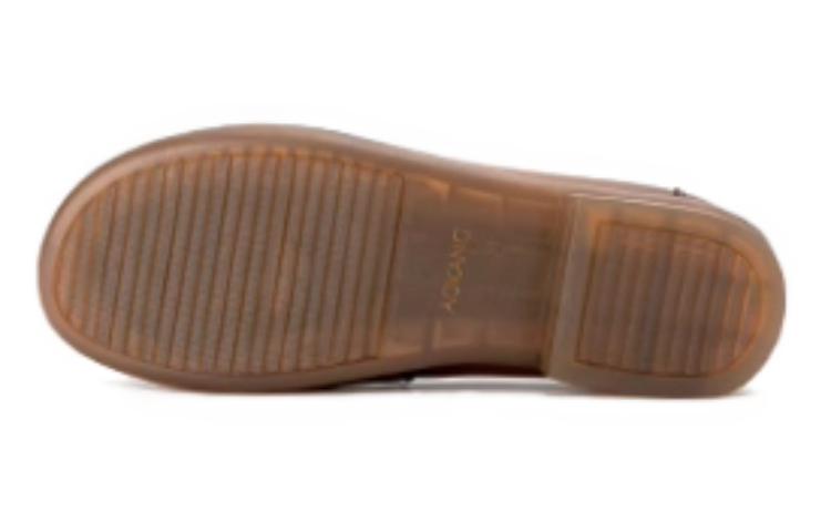 Shop (W) Aokang Retro Cómodos Planos 'Casuales Marrón' 1234121056