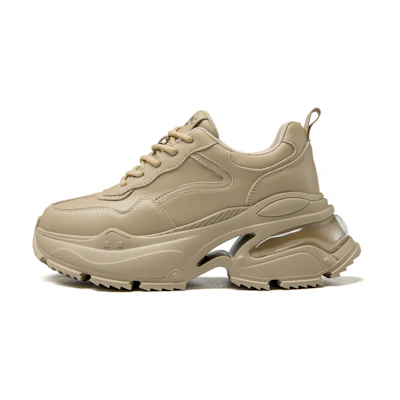 (W) Aokang Retro Dad Shoe 'Apricot'