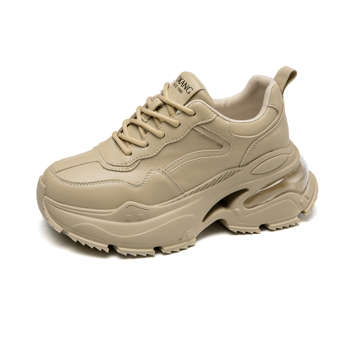 (W) Aokang Retro Dad Shoe 'Apricot' 圖 2