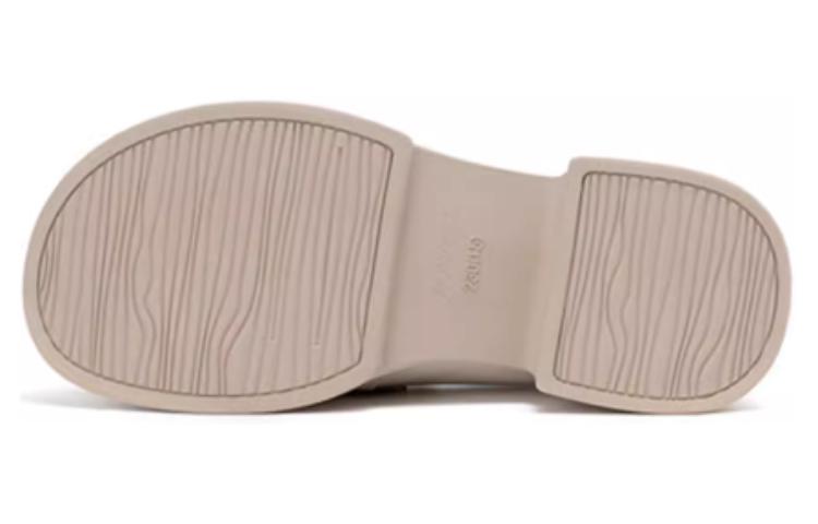 (W) Aokang Retro Fashion Versatile Loafer 'Beige' 圖 5