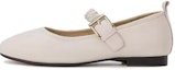 Buy (W) Kasut Kasual Aokang Round-Toe Buckle 'Beige'. 1224221029