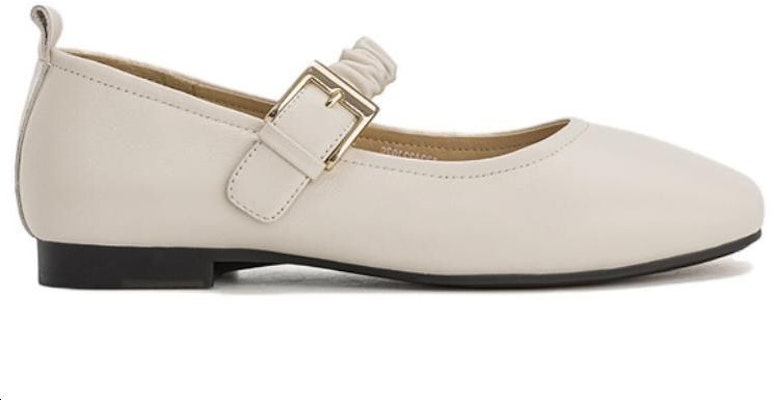 (W) Kasut Kasual Aokang Round-Toe Buckle 'Beige'. 1224221029 Order (W) Kasut Kasual Aokang Round-Toe Buckle 'Beige'. 1224221029