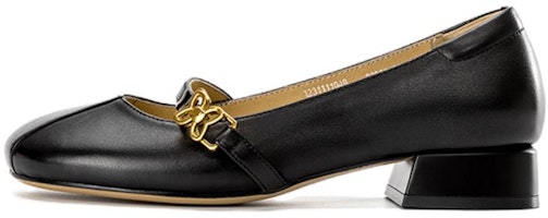 (Women) Aokang Round Toe Casual Shoes 'Black Buckle' 1234111049 (Women) Aokang Round Toe Casual Shoes 'Black Buckle' 1234111049