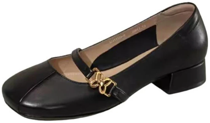 (W) 아오캉 둥근코 캐주얼화 '블랙 버클' (Aokang round toe casual 'black buckle') 1234111049 Lookbook (W) 아오캉 둥근코 캐주얼화 '블랙 버클' (Aokang round toe casual 'black buckle') 1234111049