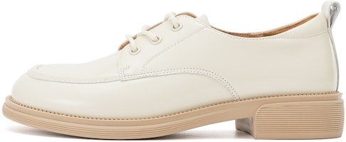 (Women) Aokang Round Toe Lace-Up 'Beige' 1224414012 (Women) Aokang Round Toe Lace-Up 'Beige' 1224414012