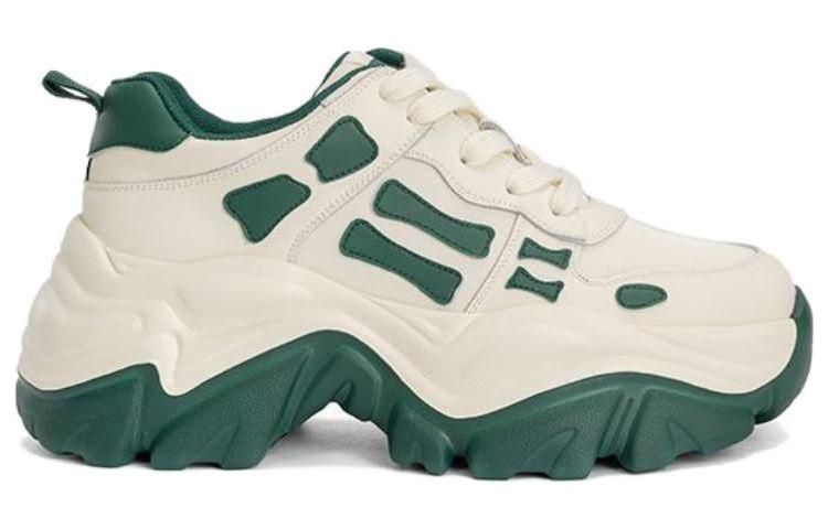 Order (W) 奥康圆头系带‘米绿’ 1224432022